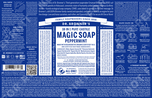 Unpacking the Magic of Dr. Bronner's Liquid Soap: A Comprehensive Breakdown of Each Ingredient