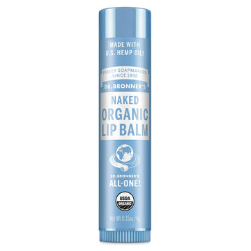 ORGANIC LIP BALM Naked Unscented [.15 oz]