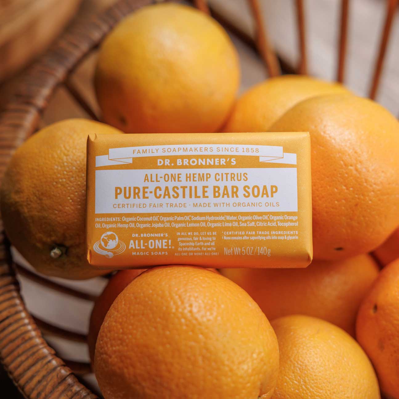 PURE-CASTILE BAR SOAP Citrus [5 oz]