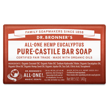 PURE-CASTILE BAR SOAP Eucalyptus [5 oz]