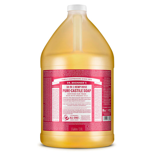 PURE-CASTILE LIQUID SOAP Rose [1 gallon]