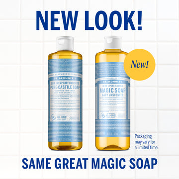 PURE-CASTILE LIQUID SOAP Unscented [16 oz]