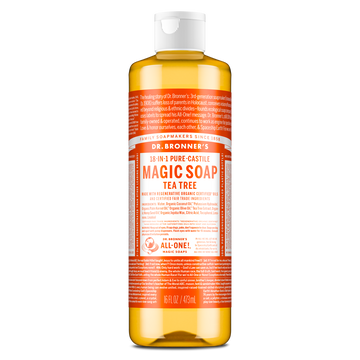 PURE-CASTILE LIQUID SOAP Tea Tree [16 oz]