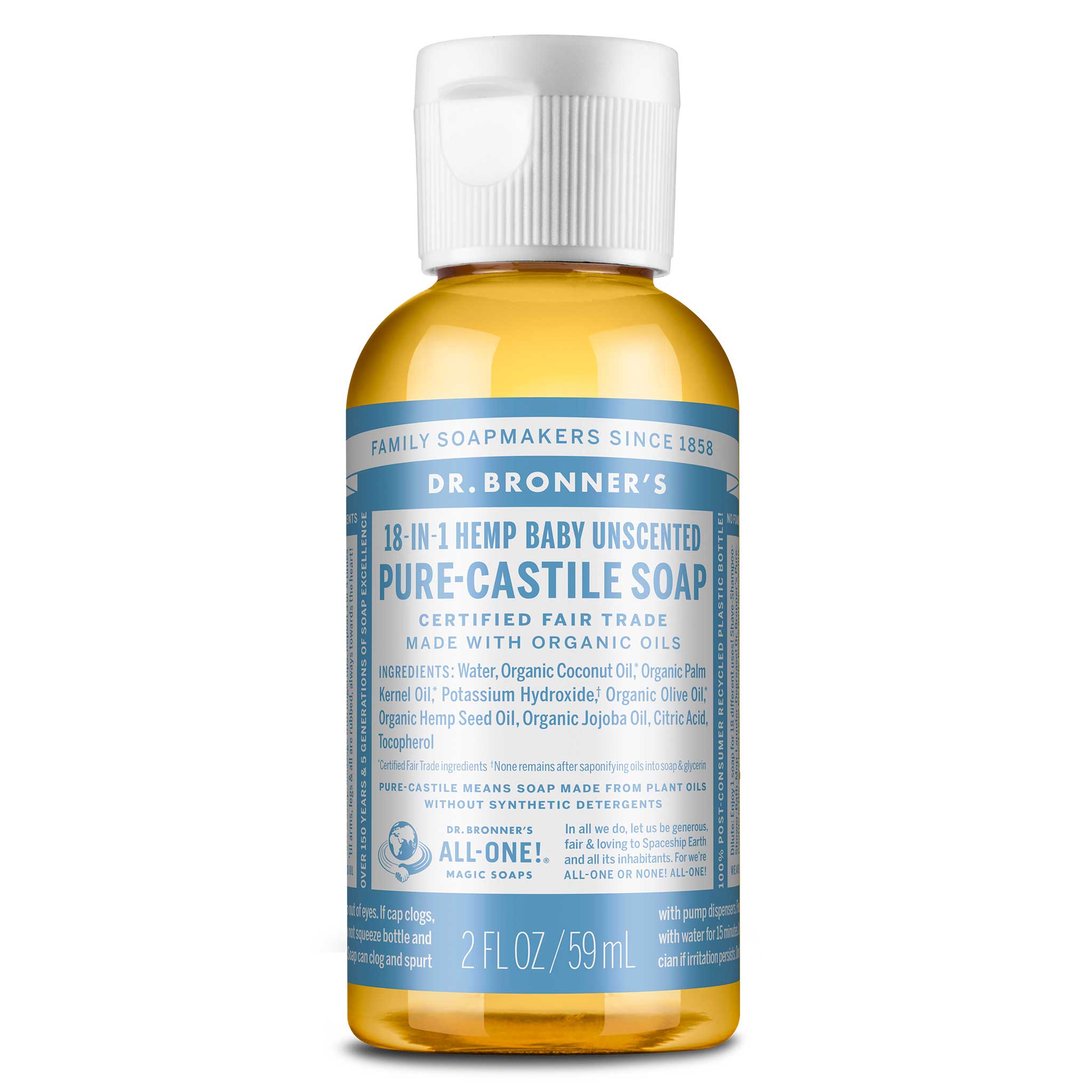 Unscented - Pure-Castile Liquid Soap