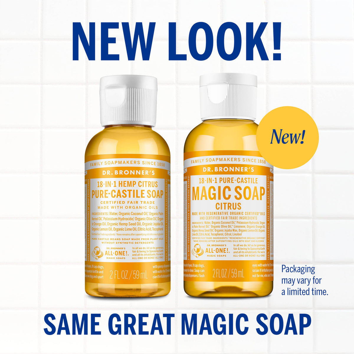 PURE-CASTILE LIQUID SOAP Citrus [2 oz]