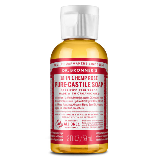 PURE-CASTILE LIQUID SOAP Rose [2 oz]