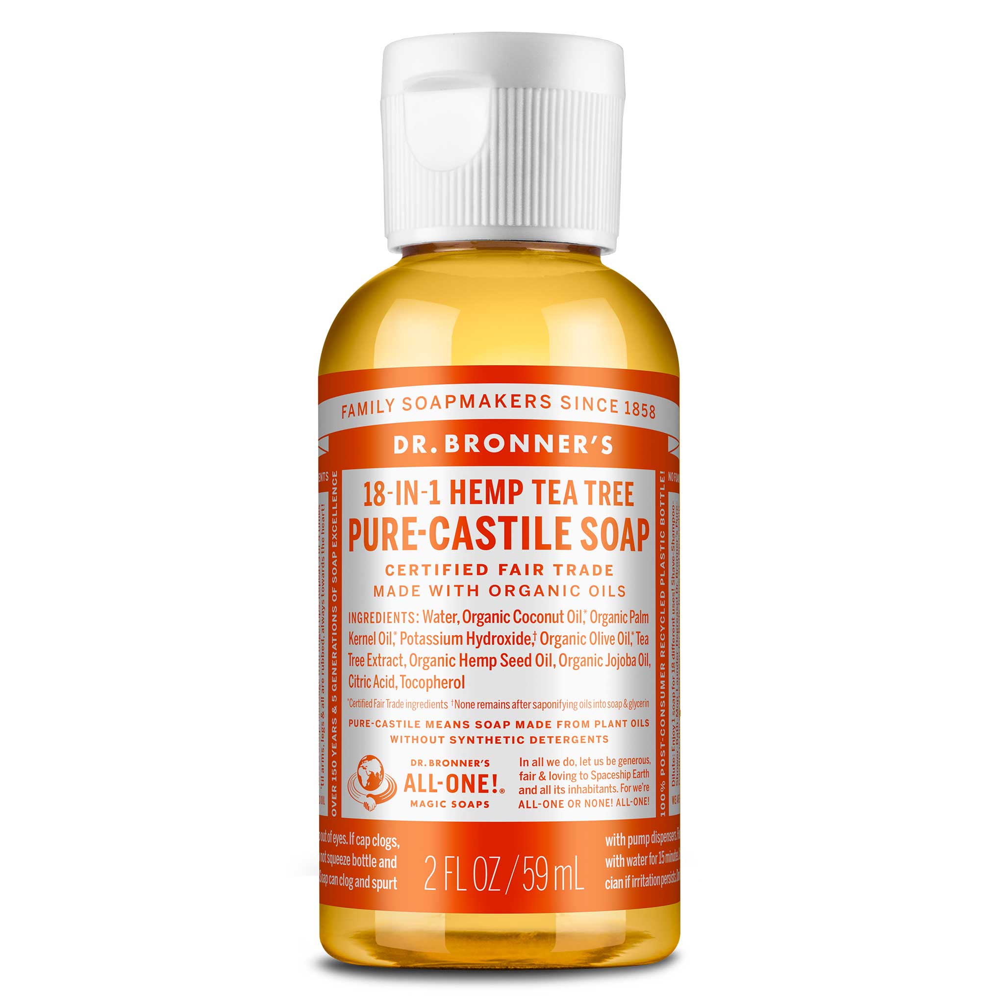 Tea Tree - Pure-Castile Liquid Soap