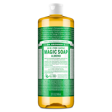 PURE-CASTILE LIQUID SOAP Almond [32 oz]