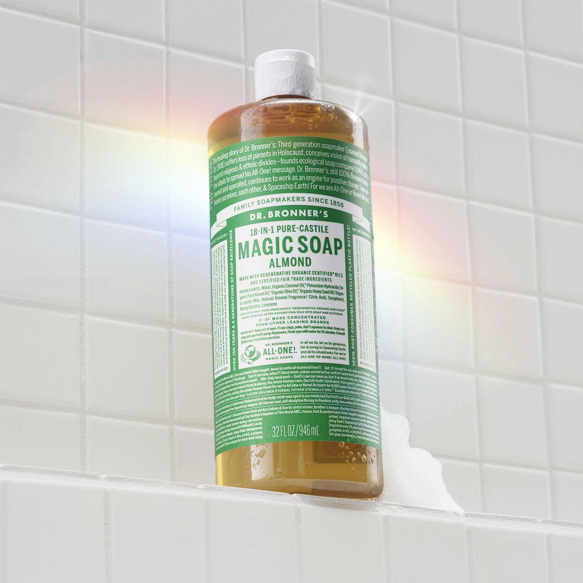 PURE-CASTILE LIQUID SOAP Almond [32 oz]