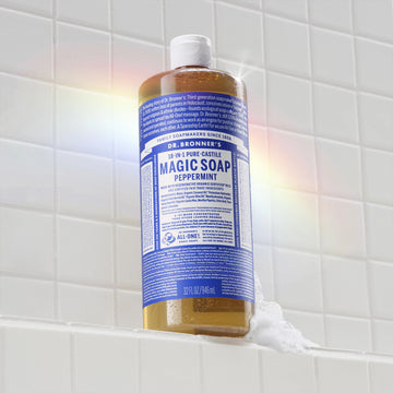 PURE-CASTILE LIQUID SOAP Peppermint [32 oz]