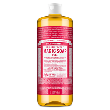 PURE-CASTILE LIQUID SOAP Rose [32 oz]