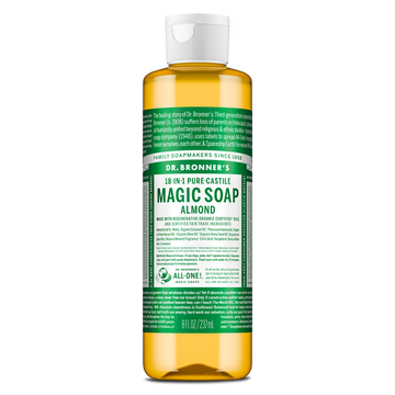 PURE-CASTILE LIQUID SOAP Almond [8 oz]