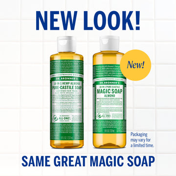 PURE-CASTILE LIQUID SOAP Almond [8 oz]