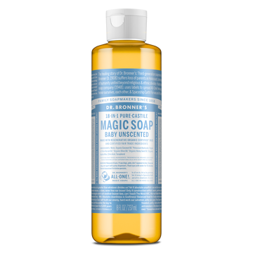 PURE-CASTILE LIQUID SOAP Unscented [8 oz]