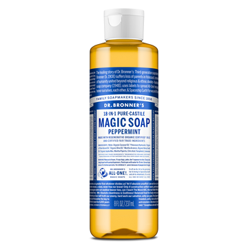 PURE-CASTILE LIQUID SOAP Peppermint [8 oz]