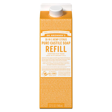 PURE-CASTILE LIQUID SOAP REFILL Citrus [32 oz]