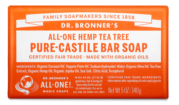 PURE-CASTILE BAR SOAP Tea Tree