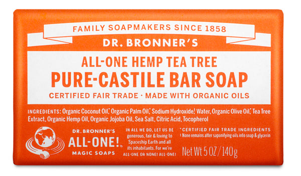 Hemp Peppermint Pure Castile Bar Soap